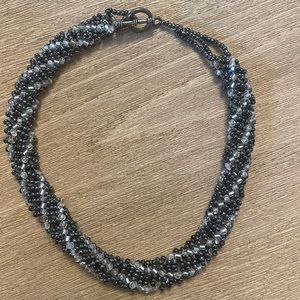 Beaded choker necklace